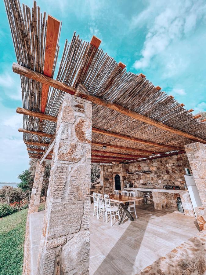 Villa Stone Built House Next To The